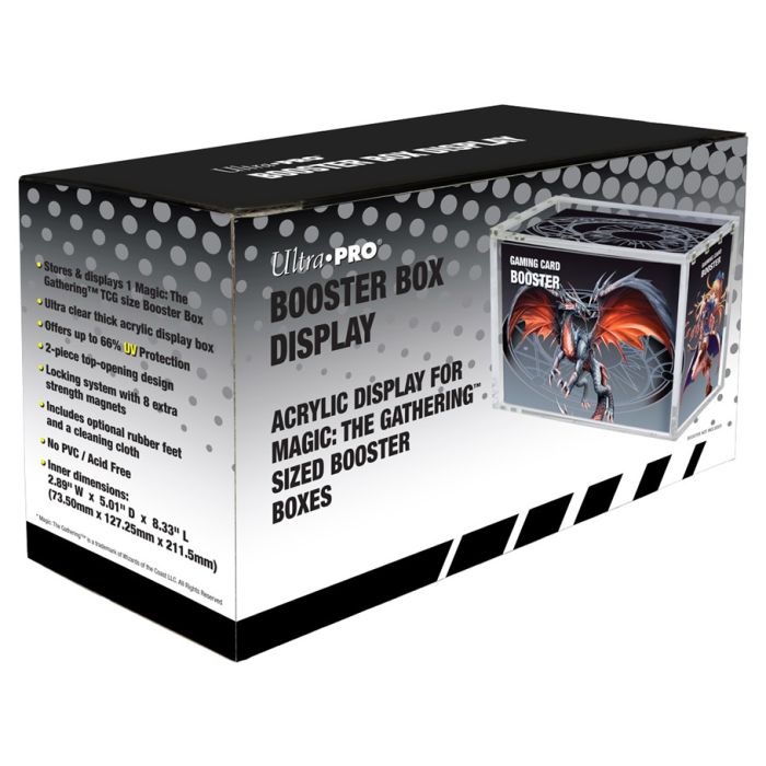 Acrylic Booster Box Display For Magic: The Gathering - Cats In Hat Inc.