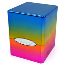 Deck Box: Satin Cube: Rainbow - Cats In Hat Inc.