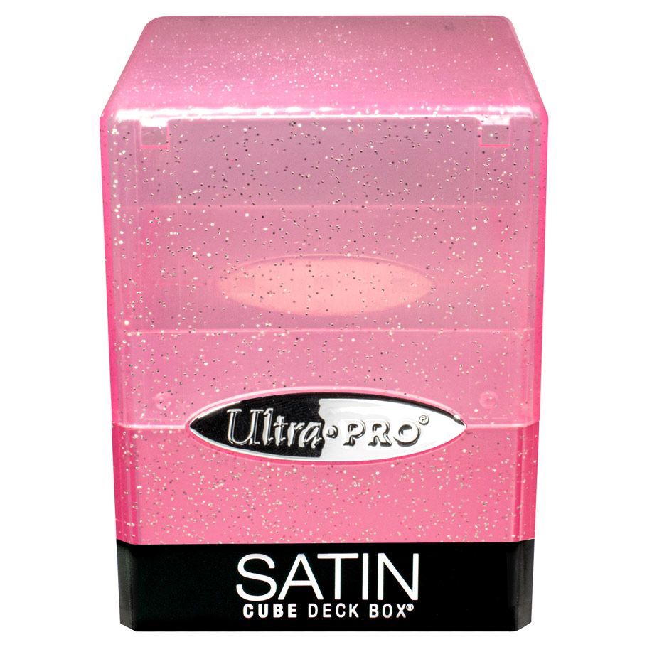 Dech Box: Satin Cube: Glitter Pink