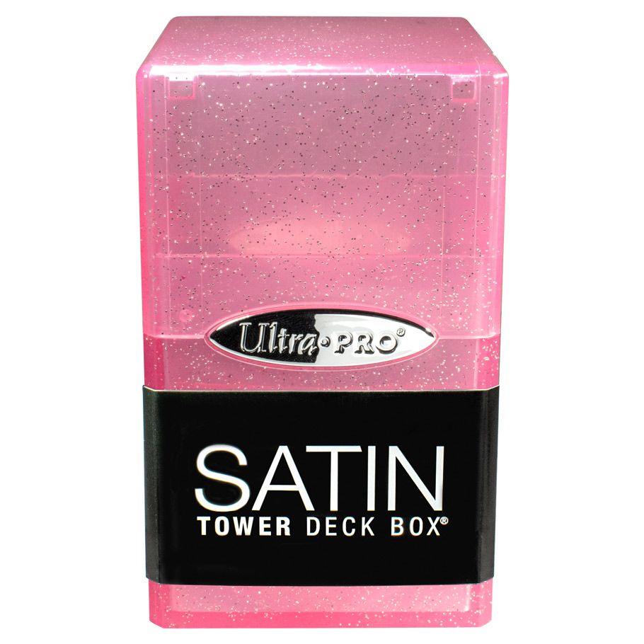 Deck Box: Satin Tower: Glitter Pink