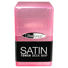 Deck Box: Satin Tower: Glitter Pink - Cats In Hat Inc.