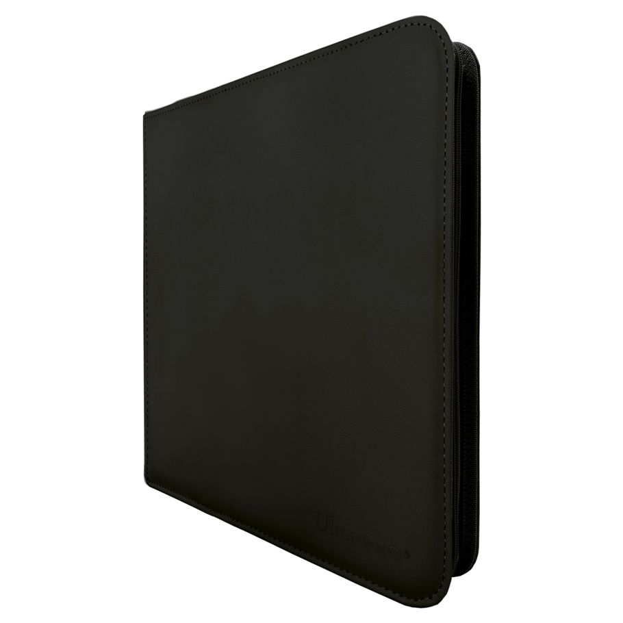 Binder: 12-Pocket: PRO: Zippered: Vivid: Black