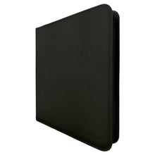 Binder: 12-Pocket: PRO: Zippered: Vivid: Black