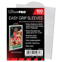 Deck Protector: Easy Grip Sleeves 2.5"x3.5" (100) By Ultra Pro