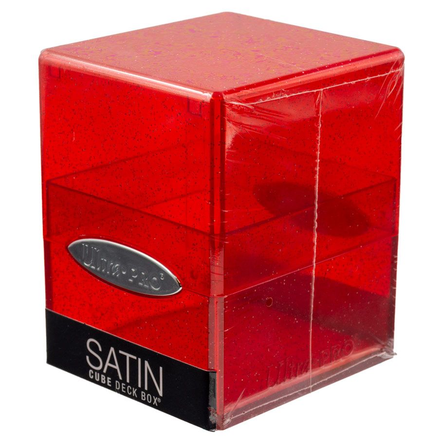 Deck Box: Satin Cube: Glitter Red