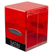 Deck Box: Satin Cube: Glitter Red - Cats In Hat Inc.