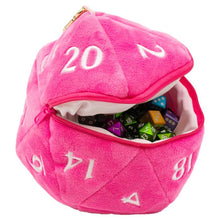 Dice Bag: D20 Plush: Pink - Cats In Hat Inc.