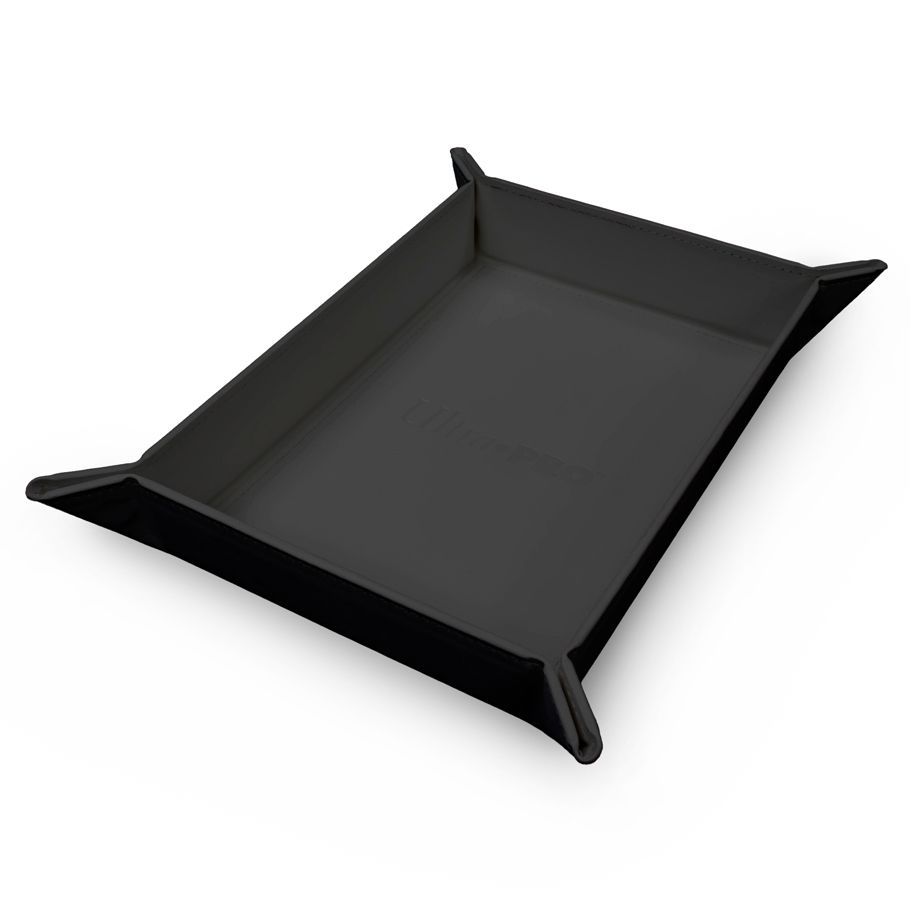 Foldable Dice Tray: Vivid: Black By Ultra Pro