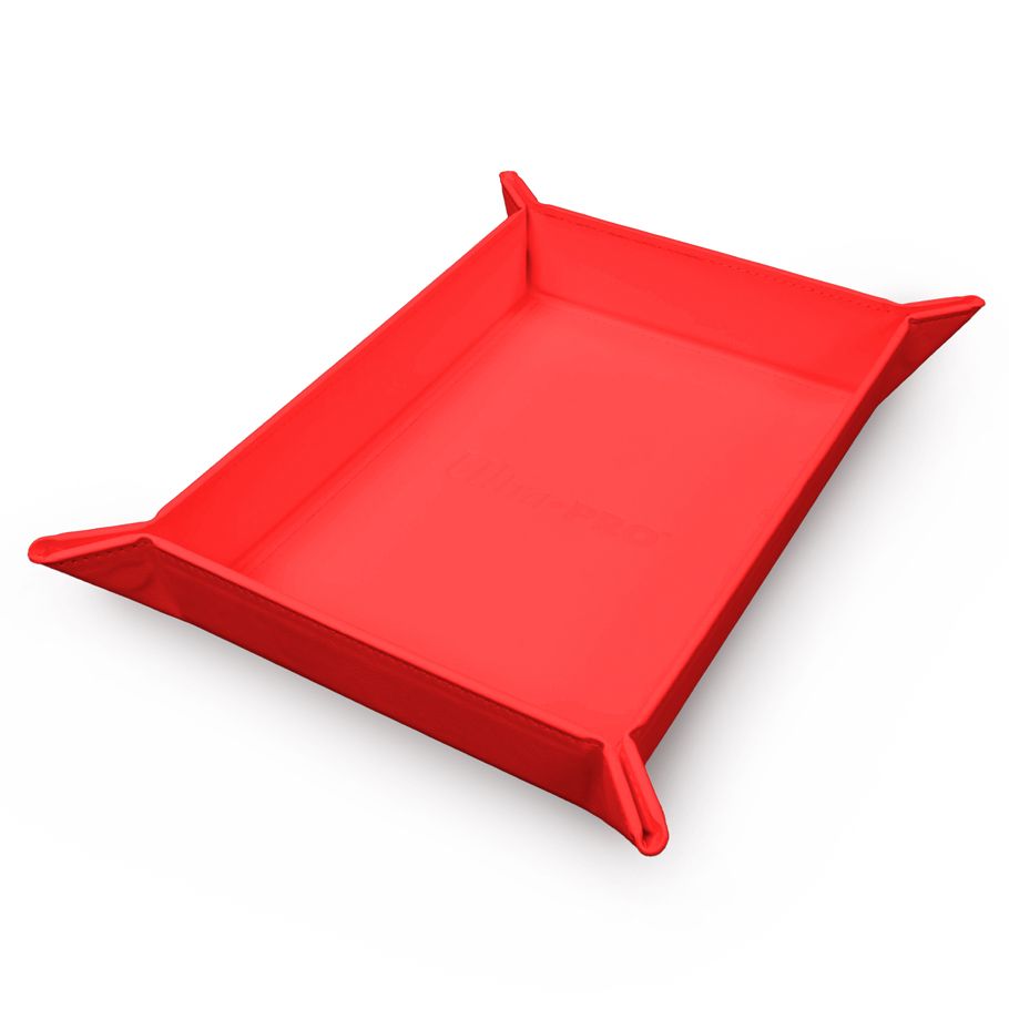 Foldable Dice Tray: Vivid: Red By Ultra Pro