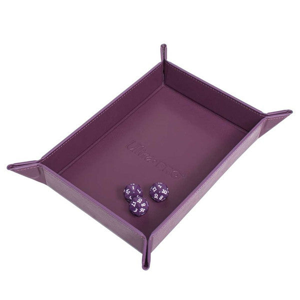 Foldable Dice Tray: Vivid: Midnight Plum