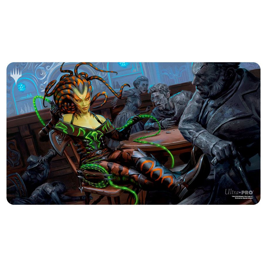 Playmat: Magic the Gathering: Outlaws of Thunder Junction: Vraska, the Silencer By Ultra Pro