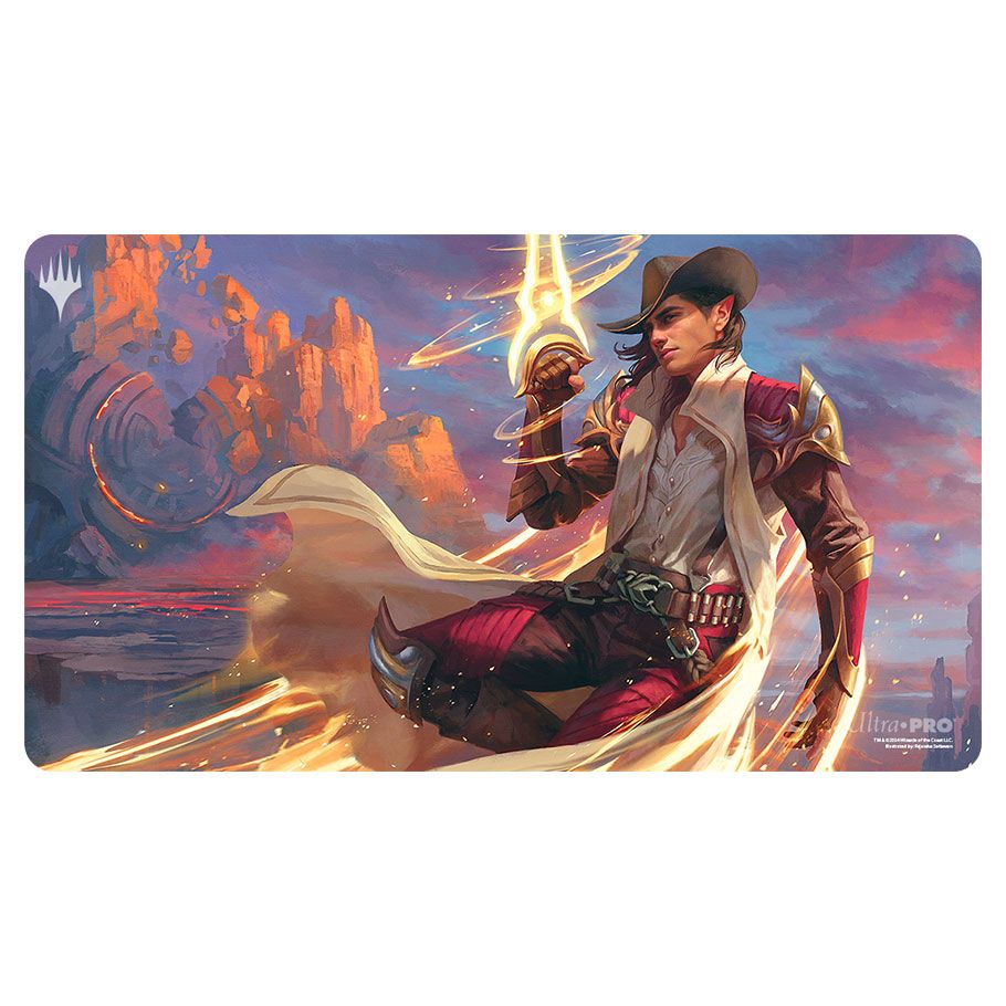 Playmat: Magic the Gathering: Outlaws of Thunder Junction: Kellan, the Kid By Ultra Pro