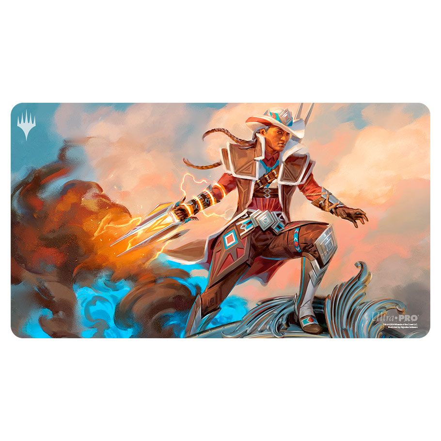 Playmat: Magic the Gathering: Outlaws of Thunder Junction: Annie Flash, the Veteran By Ultra Pro