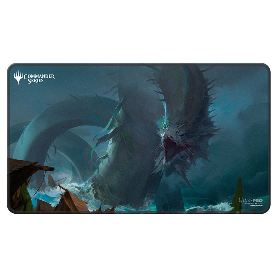 Playmat: Magic the Gathering: Commander Series: Stitched Edge: Aesi Tyrant of Gyre Strait By Ultra Pro