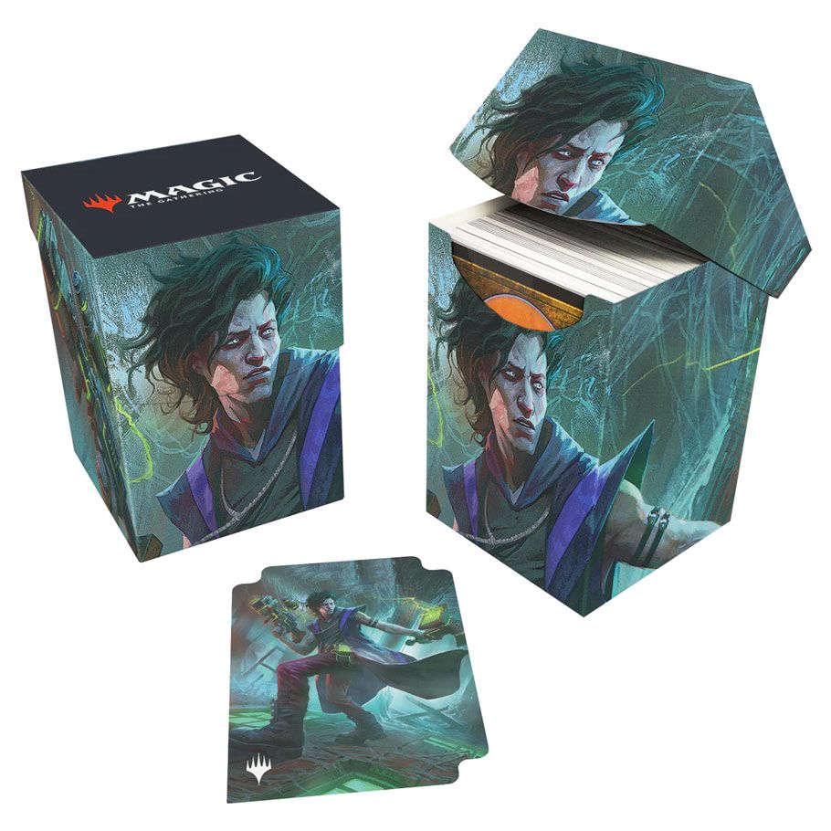 Deck Box: 100+: Magic the Gathering: Duskmourn: Winter, Cynical Opportunist By Ultra Pro