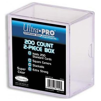 Box: 2 Piecec 200 Clear By Ultra Pro