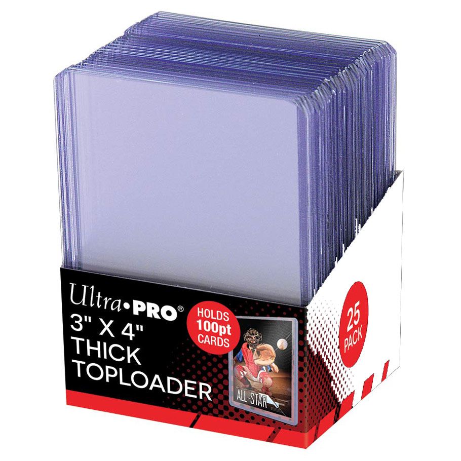 Toploader: 3x4 100PT Thick (25) By Ultra Pro