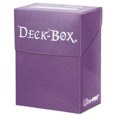 Deck Box: PRO 80+: Solid Purple By Ultra Pro