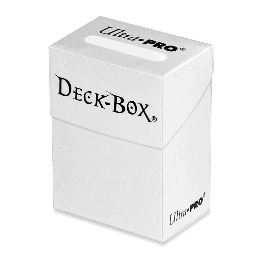 Deck Box: PRO 80+: Solid White