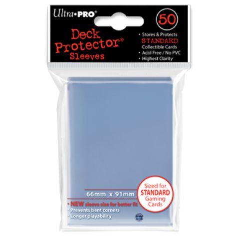 Deck Protector: PRO: Gloss Solid Clear (50) By Ultra Pro