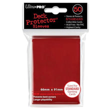 Deck Protector: PRO: Gloss Solid Red (50) - Cats In Hat Inc.