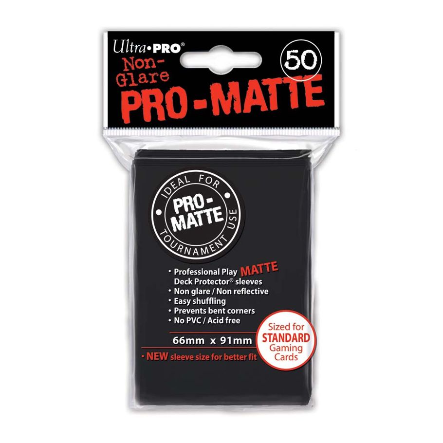 Deck Protector: PRO: Matte Black (50) - Cats In Hat Inc.
