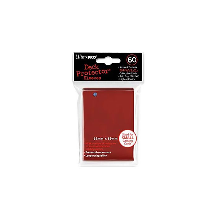 Deck Protector: PRO: Gloss Small Solid Red (60)