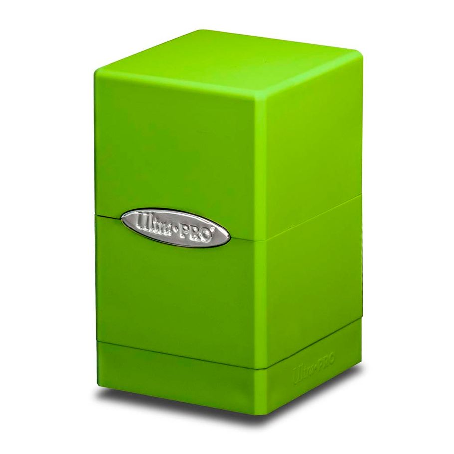 Deck Box: Satin Tower: Lime Green