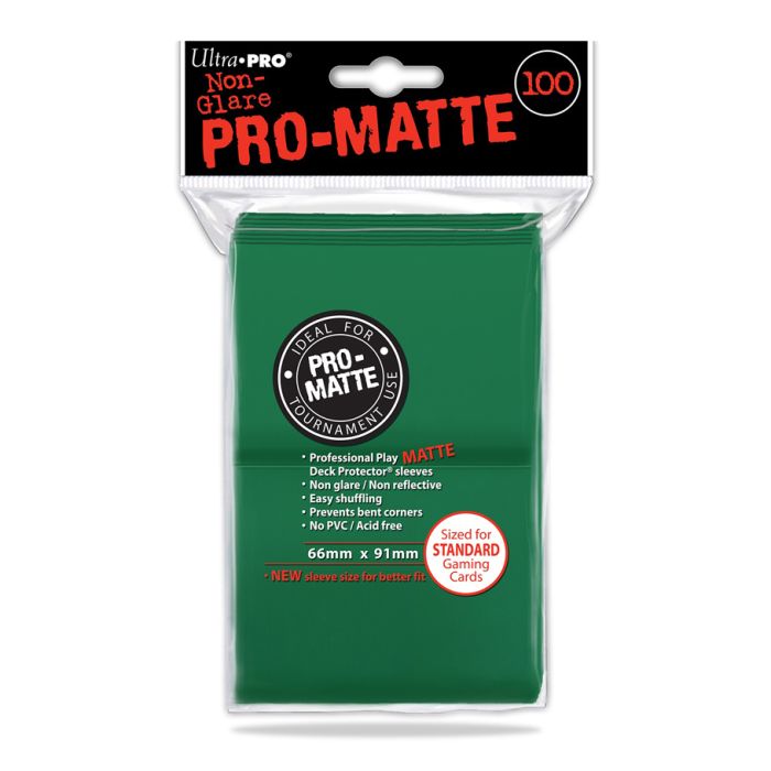 Deck Protector: PRO: Matte Green (100) - Cats In Hat Inc.