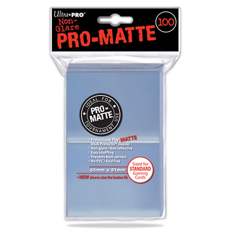 Deck Protector: PRO: Matte Clear (100) By Ultra Pro