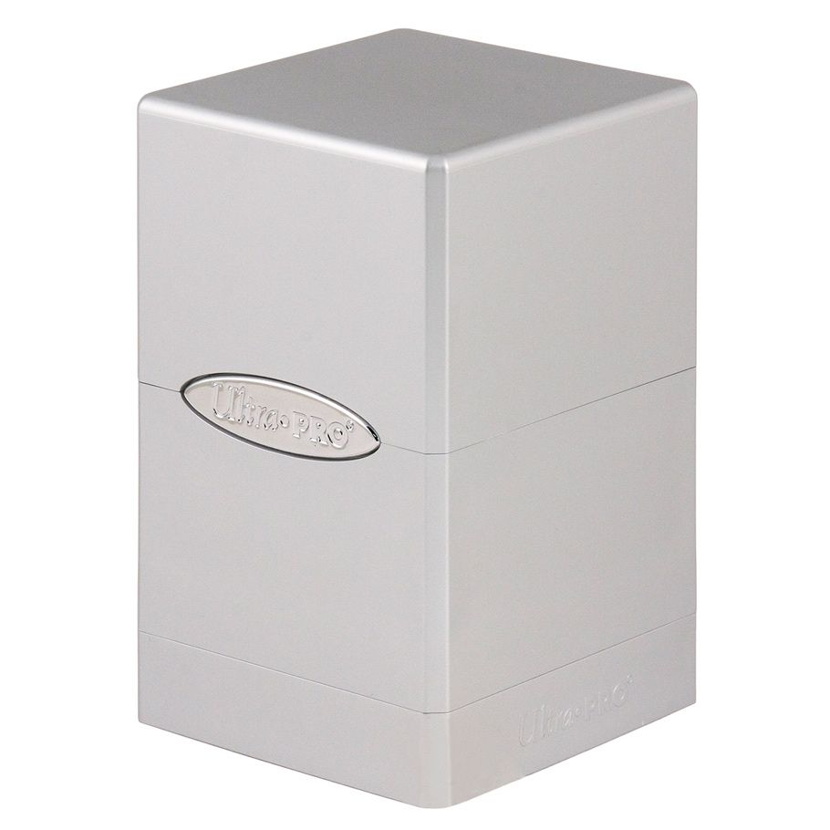 Deck Box: Satin Tower: Metallic Silver By Ultra Pro