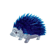 Puzzle: 3D Crystal: Hedgehog (Blue) - Cats In Hat Inc.