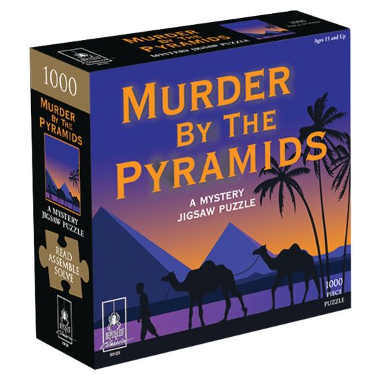 Classic Mystery Jigsaw Puzzle: Murder by The Pyramids By University Games