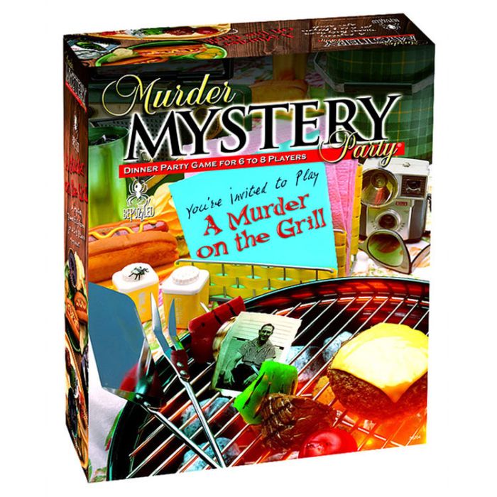A Murder On The Grill: Murder Mystery Party Game - Cats In Hat Inc.