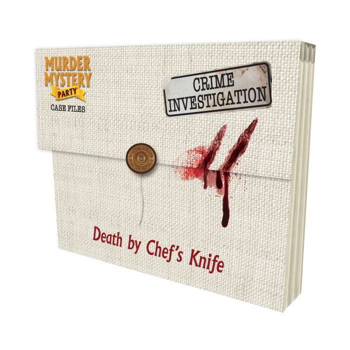 Murder Mystery Party Case Files: Death By Chef's Knife - Cats In Hat Inc.