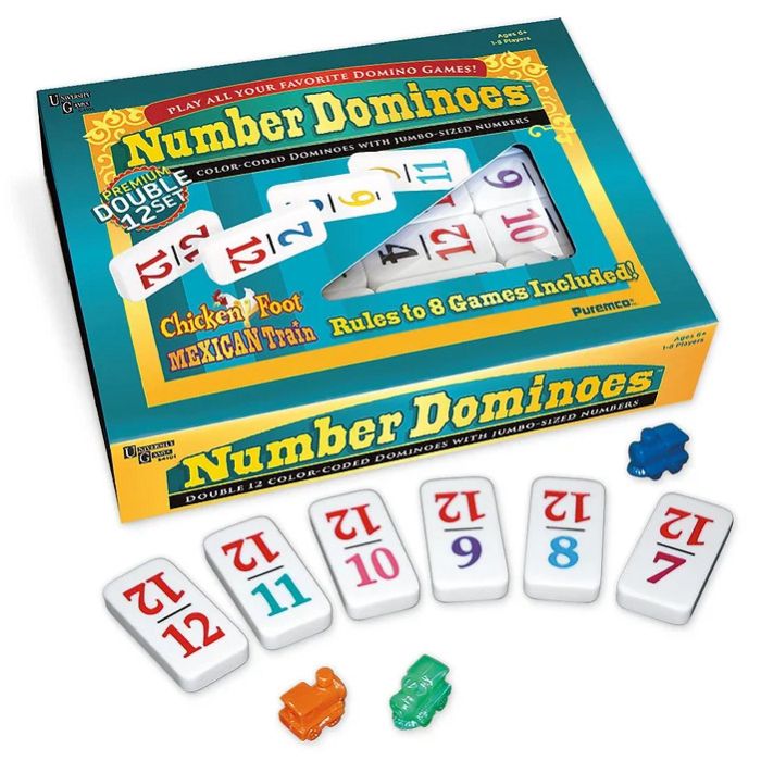 Dominoes: Double 12 Numbered - Cats In Hat Inc.