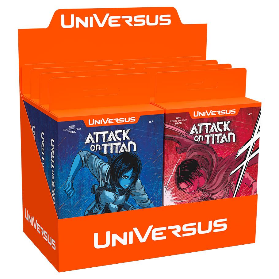UniVersus: Attack on Titan: Battle for Humanity: Clash Deck Display (8) By UVS Games
