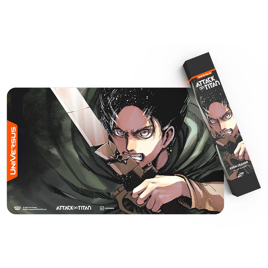 Playmat: UniVersus: Attack on Titan: Eren Yeager By UVS Games