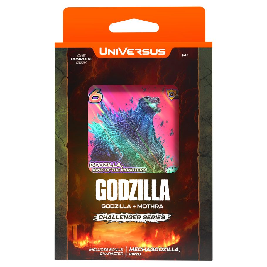 UniVersus: Challenger Series: Godzilla/King Ghidorah Display (4) (PREORDER)