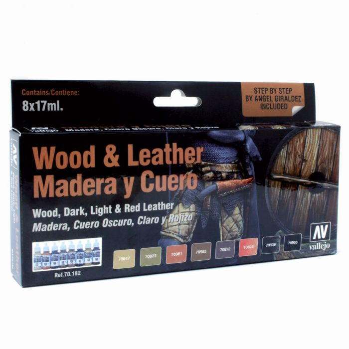 Model Color: Effects: Paints Wood & Leather (8) - Cats In Hat Inc.