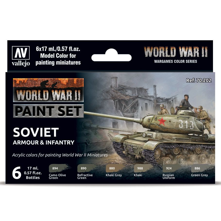 Model Color: WWII Soviet Armour & Infantry (6)