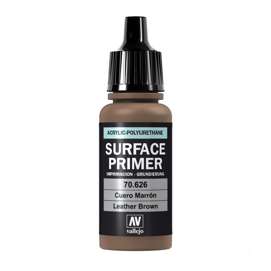 MC: Primer: Leather Brown 17ml By Vallejo
