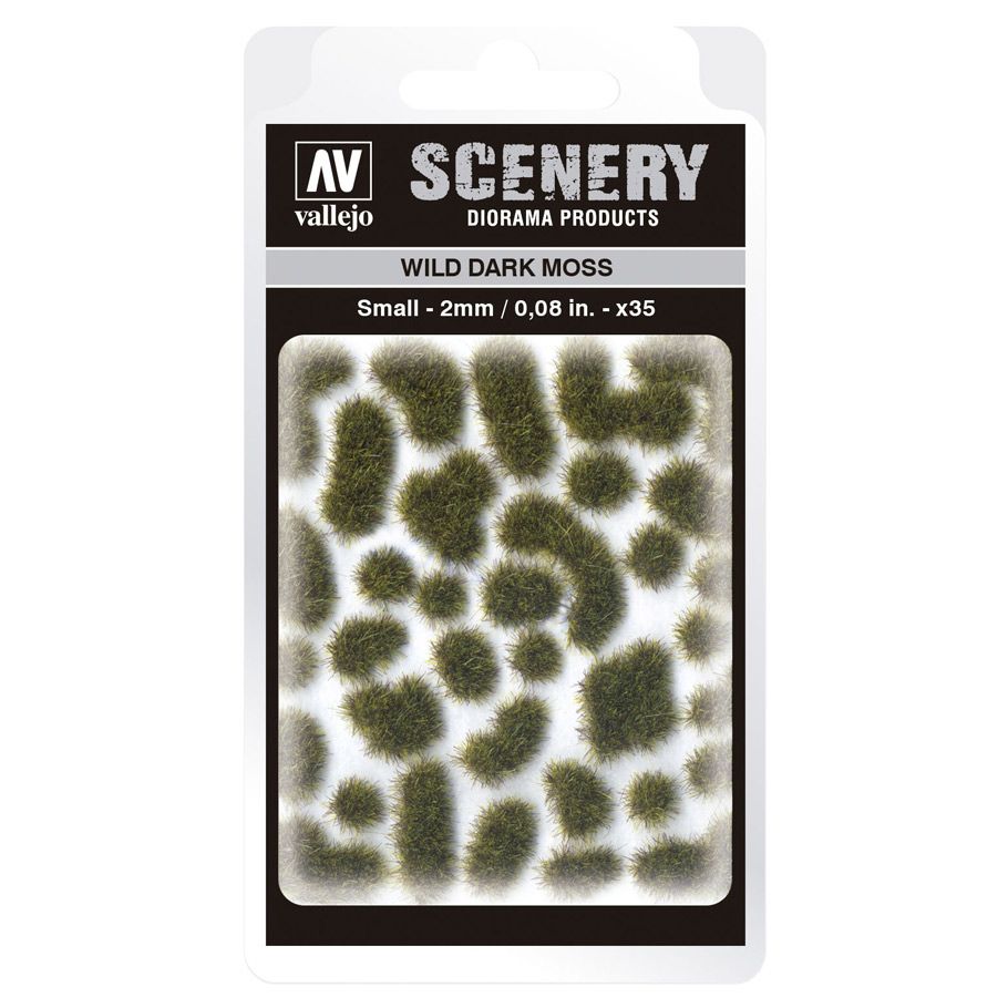 Scenery: Wild Dark Moss: Small By Vallejo