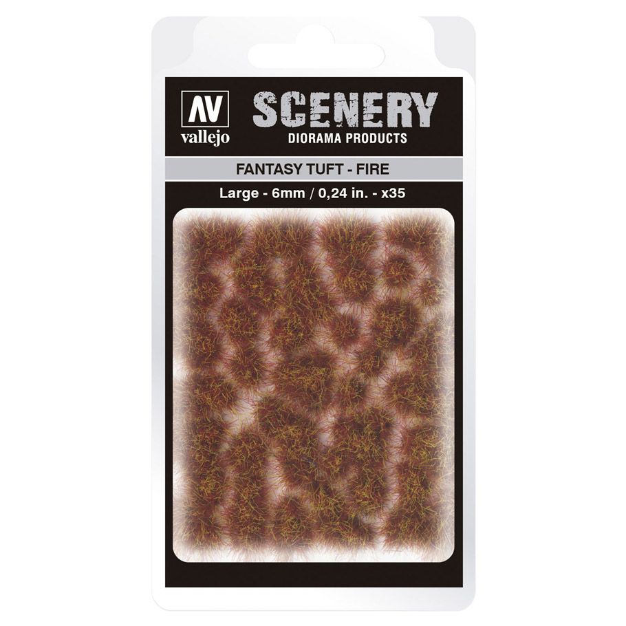 Scenery: Fantasy Tuft: Fire: Large By Vallejo