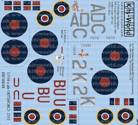 1/144 B17 Mk III Kittie Keflavic Cutie Give it to Uncle