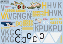 1/48 B17s Luscious Lady Two Beauts Old Faithful Iza Vailable