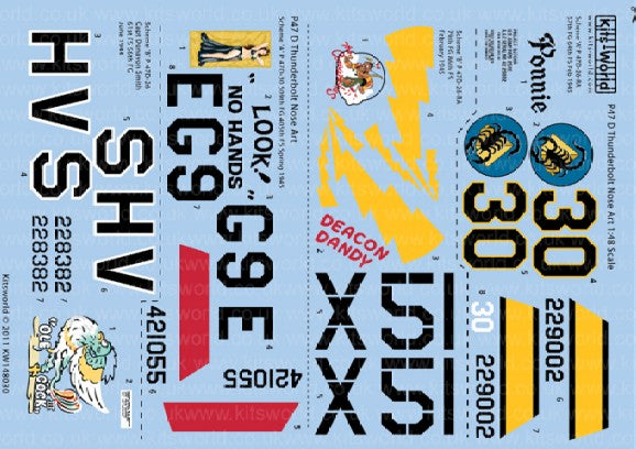 1/48 P47 Ponnie Deacon Dandy Look! No Hands Ole Cock