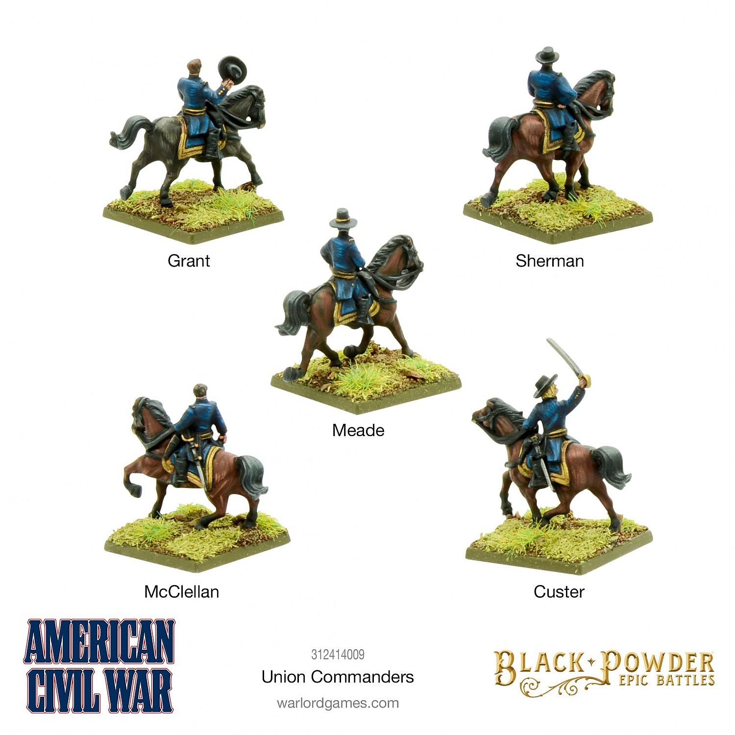 Black Powder: American Civil War: Union Officers Standing B