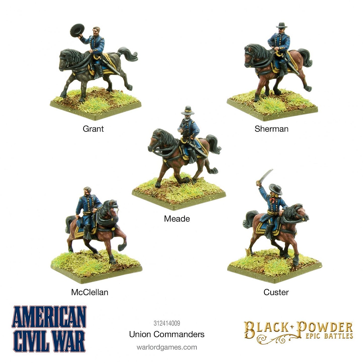 Black Powder: American Civil War: Union Officers Standing B