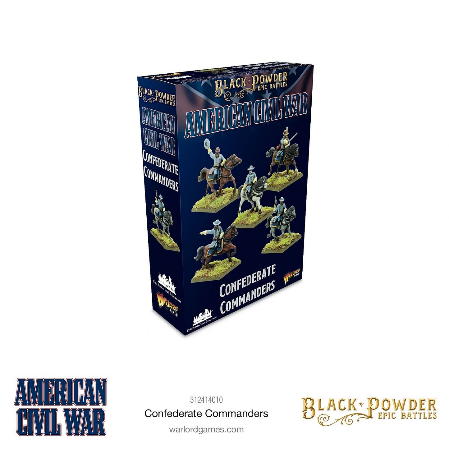 Black Powder: American Civil War: Confederate Officers Advancing A